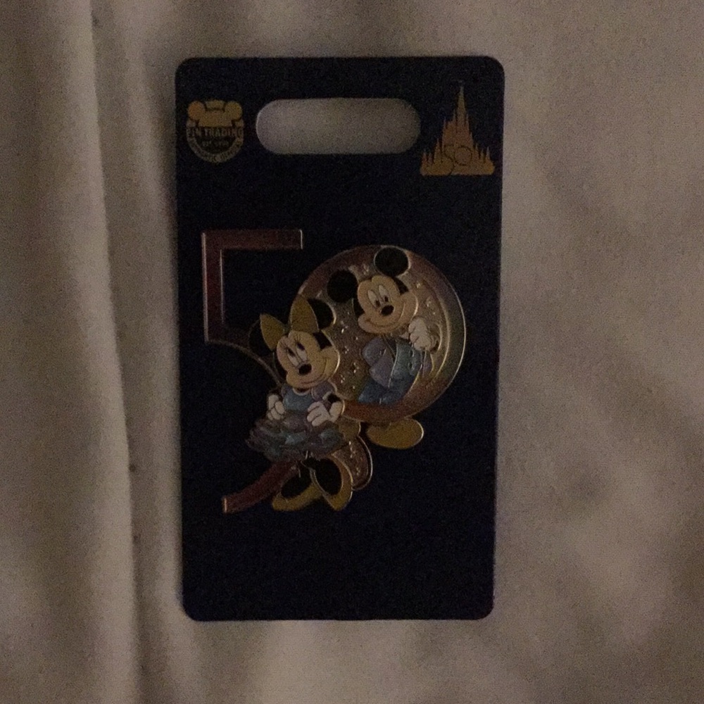 NEW Disney 50th Anniversary Mickey & Minnie Pin